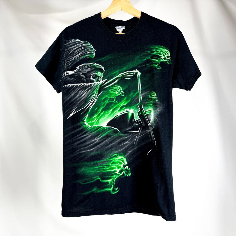 Grim Reaper Biker T-Shirt - Small